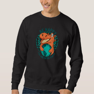 Ironic Statement About Climate Change By A Dinosau Sweatshirt