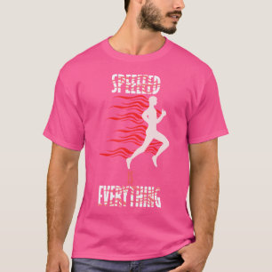 Ironic Track And Field Athletics Running Hobby Spr T-Shirt