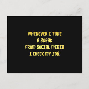 Ironic Workplace Priorities Holiday Postcard