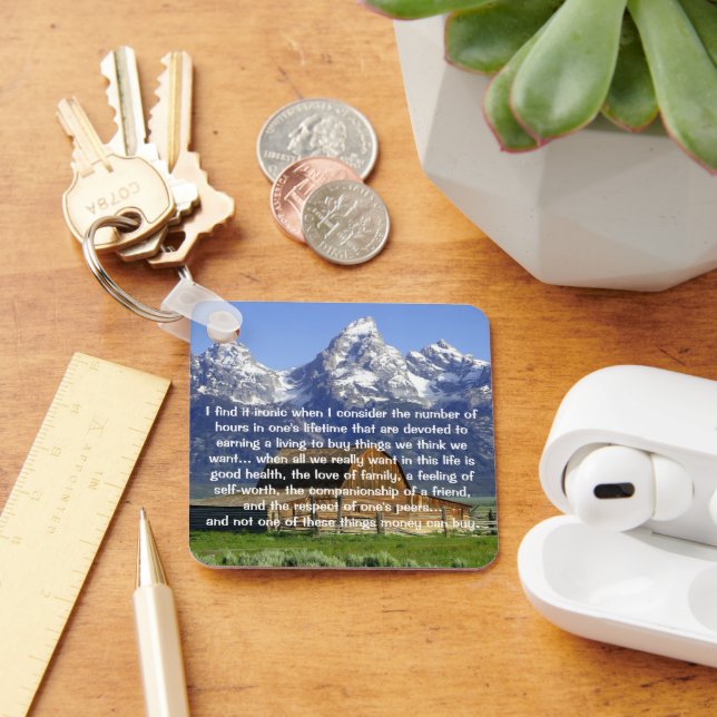 Ironies of Life Inspirational Key Ring (Desk)