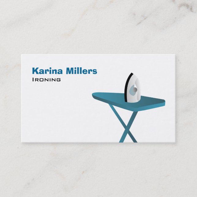 Ironing Business Cards (Front)