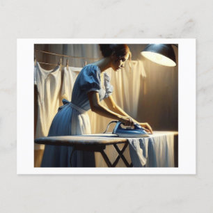 Ironing Day,  Postcard