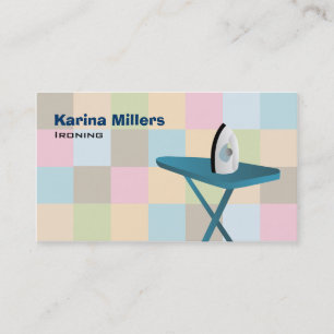 Ironing Service Business Cards