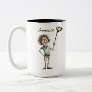 Ironman Golfer Two-Tone Coffee Mug