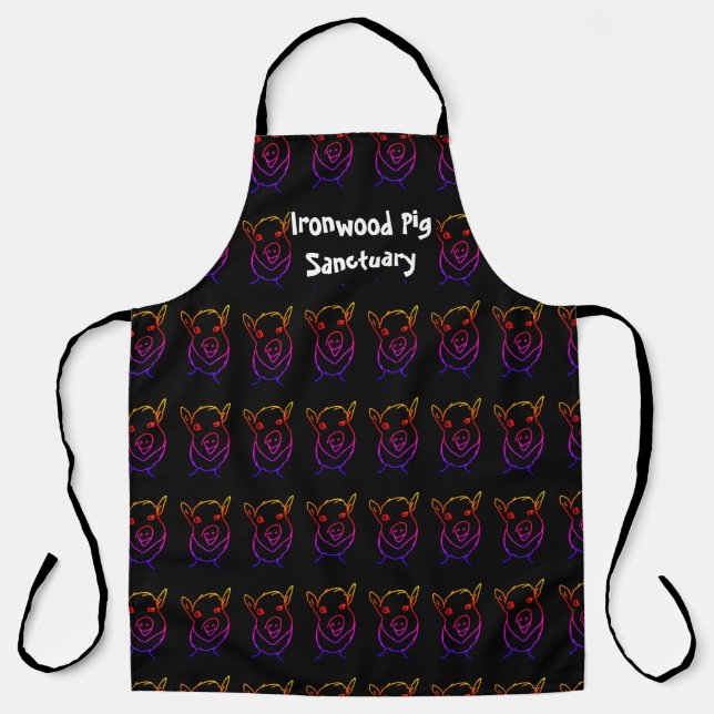 Ironwood Pig Sanctuary  Apron (Front)