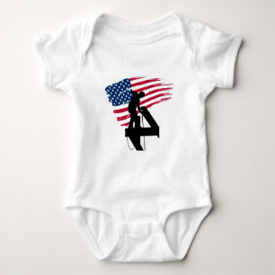 Ironworker Baby Bodysuit