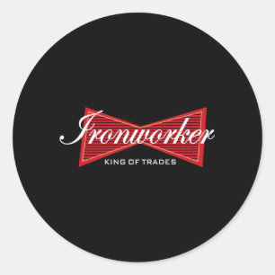 Ironworker Ironworkers Union Classic Round Sticker