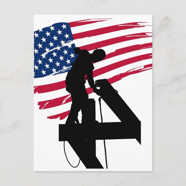 ironworker postcard (Front)