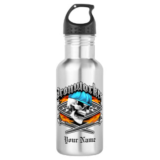Ironworker Skull and Spud Wrenches 532 Ml Water Bottle