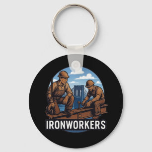 Ironworkers / Bridge Builders and Skyscrapers Key Ring