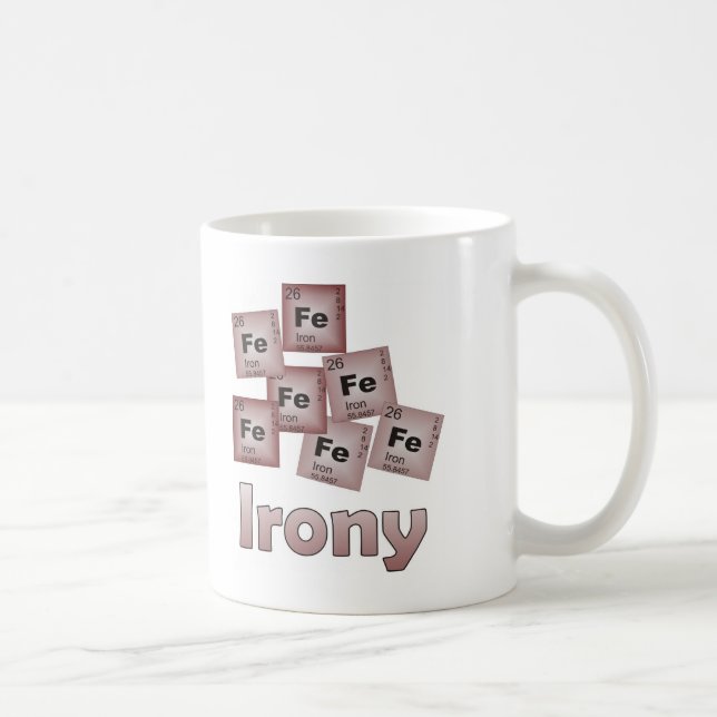 Irony Coffee Mug (Right)