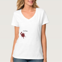 Irony Dark Humor Im Fine Minimalist Blood Splash
