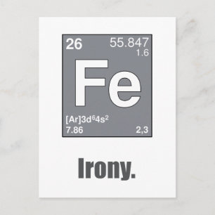 Irony Postcard