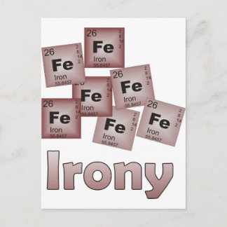 Irony Postcard