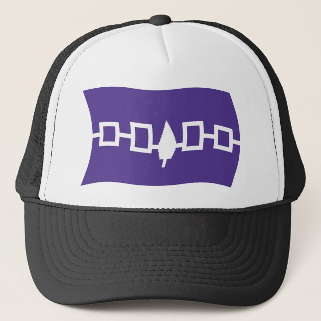 Iroquois Confederacy Flag Hat (Front)