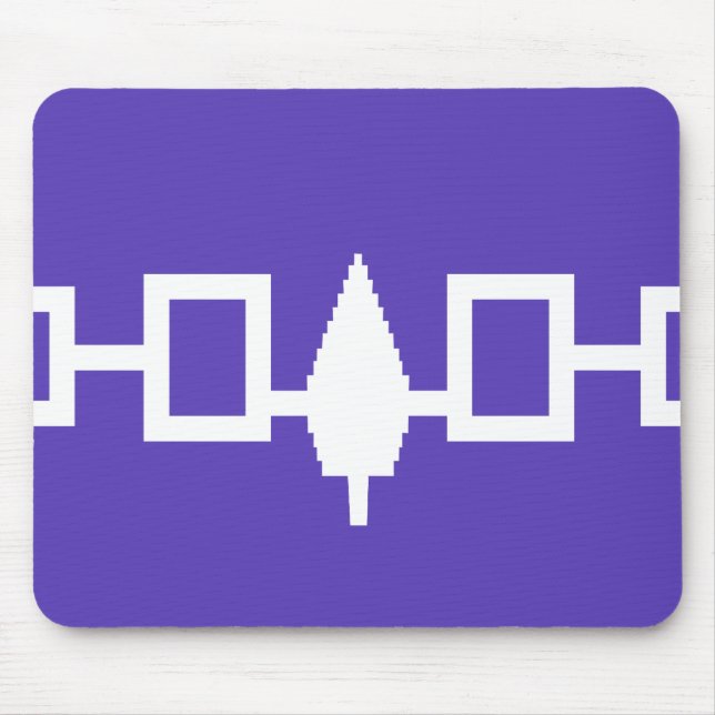 Iroquois Confederacy flag Mouse Mat (Front)