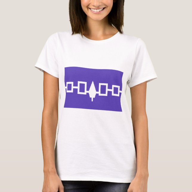 Iroquois Confederacy flag T-Shirt (Front)