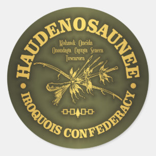 Iroquois Confederacy (Haudenosaunee) Classic Round Sticker
