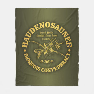 Iroquois Confederacy (Haudenosaunee) Fleece Blanket