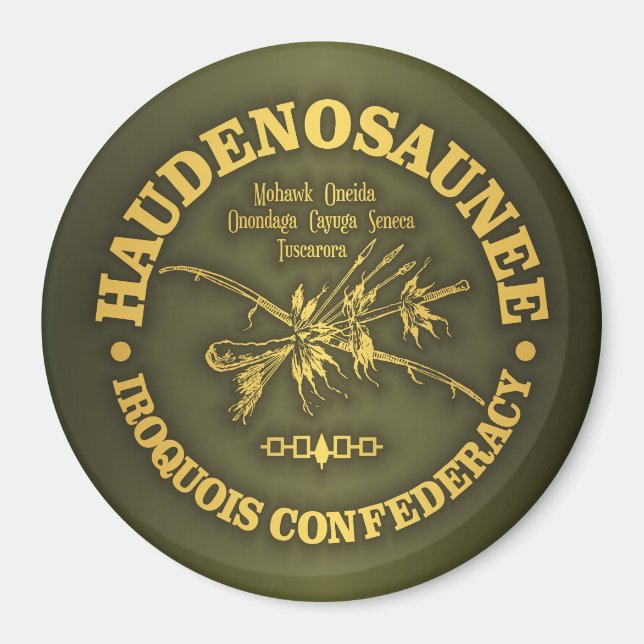 Iroquois Confederacy (Haudenosaunee) Magnet (Front)
