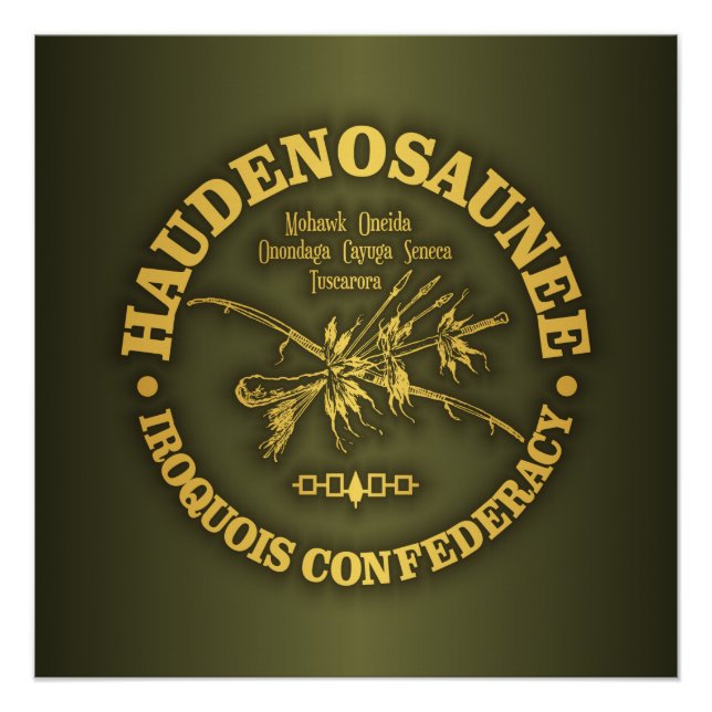 Iroquois Confederacy (Haudenosaunee) Poster (Front)