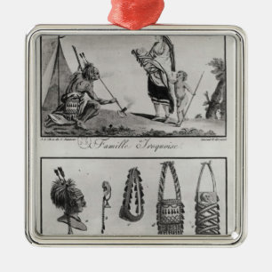 Iroquois family, arms and ornaments