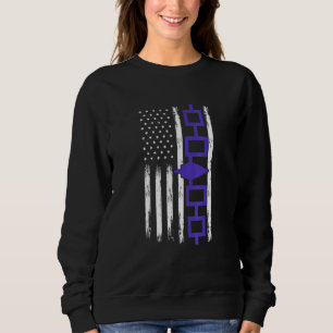 Iroquois Flag  Native Pride American Indian Tribe Sweatshirt