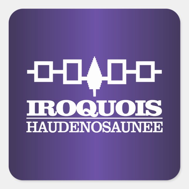 Iroquois (Haudenosaunee) Square Sticker (Front)