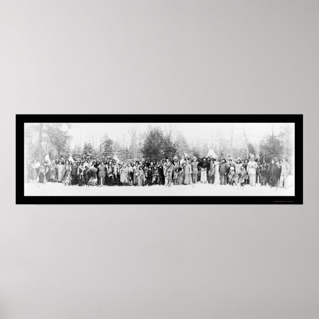 Iroquois Indians Photo 1914 Poster (Front)