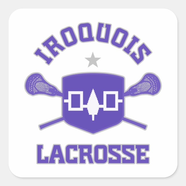 Iroquois Square Sticker (Front)
