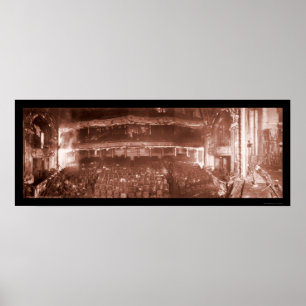 Iroquois Theatre Fire Photo 1903 Poster