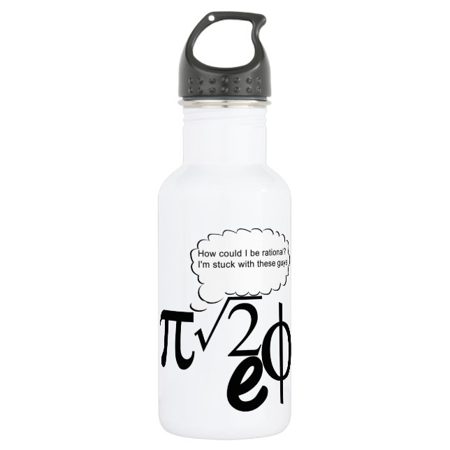 Irrational Buddies 532 Ml Water Bottle (Front)
