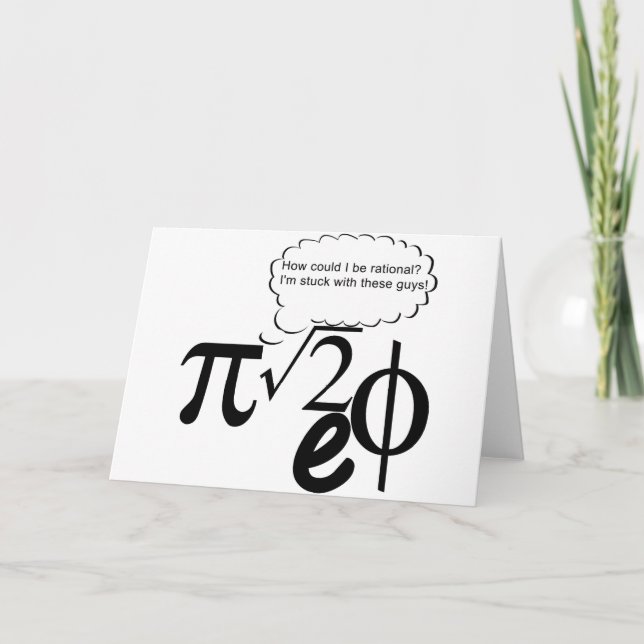 Irrational Buddies Card (Front)