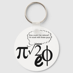 Irrational Buddies Key Ring