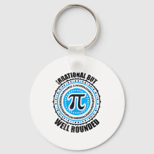 Irrational But Well Round 3,14 Pi Number Symbol Ma Key Ring