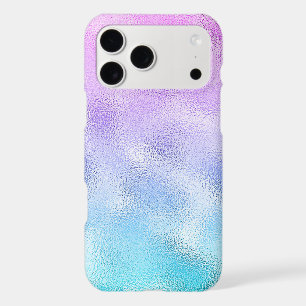 Irredecent purple to blue-green ombre