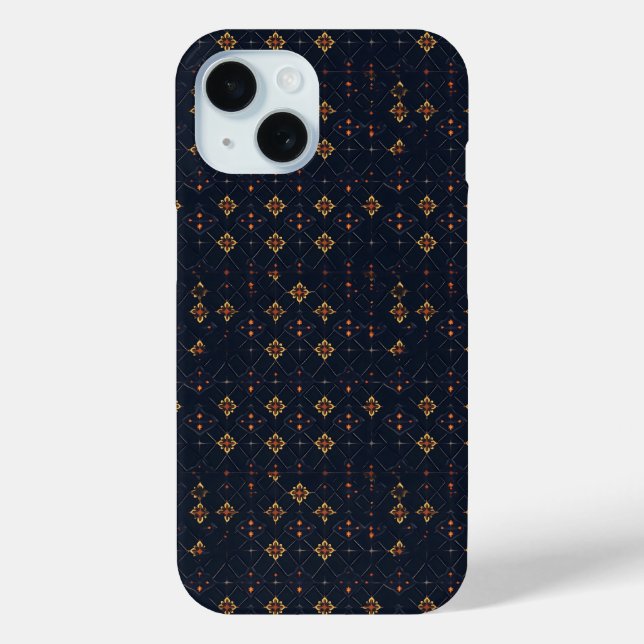 Irregular Abstract Floral Pattern Case-Mate iPhone Case (Back)