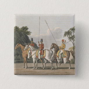 Irregular Cavalry, Bengal Army 1817, plate 5 from 15 Cm Square Badge