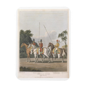 Irregular Cavalry, Bengal Army 1817, plate 5 from Magnet