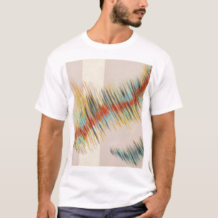 Irregular Curves Abstract Painting Art T-Shirt