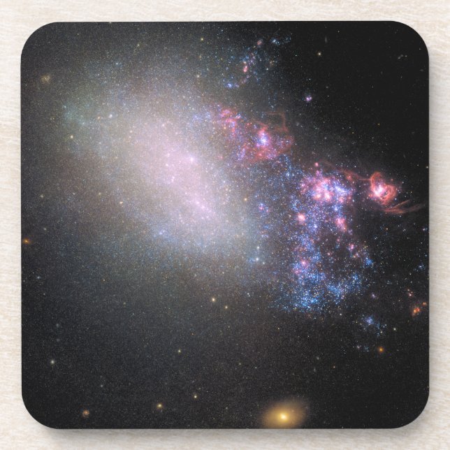 Irregular Galaxy Ngc 4485 Coaster (Front)