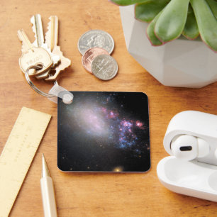 Irregular Galaxy Ngc 4485 Key Ring