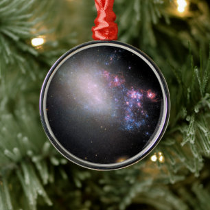 Irregular Galaxy Ngc 4485 Metal Tree Decoration