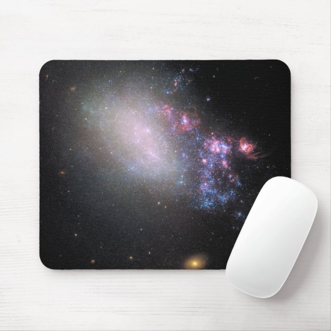 Irregular Galaxy Ngc 4485 Mouse Mat (With Mouse)