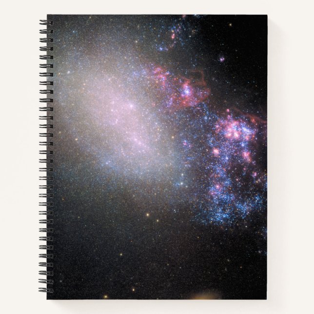 Irregular Galaxy Ngc 4485 Notebook (Front)