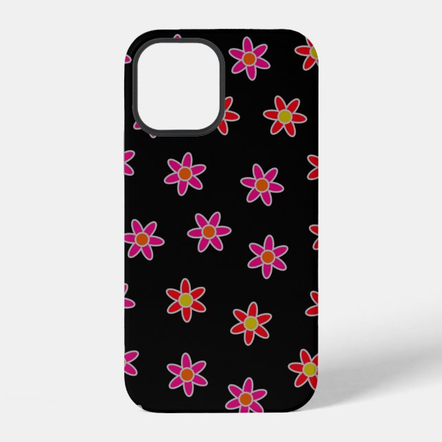 Irregular grassplot including blossoming osteosper iPhone case (Back)