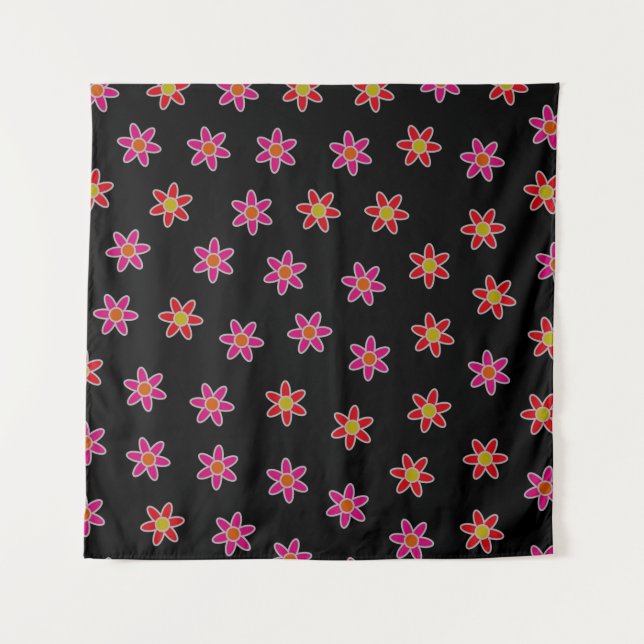 Irregular grassplot including blossoming osteosper tapestry (Front)