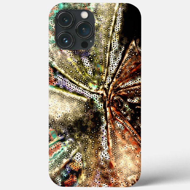 Irregular mosaic over wrinkled and moldy fabric Case-Mate iPhone case (Back)