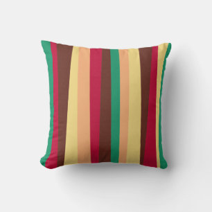 Irregular Stripes 02 (Vertical) Cushion