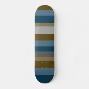 Irregular Stripes 03 Skateboard